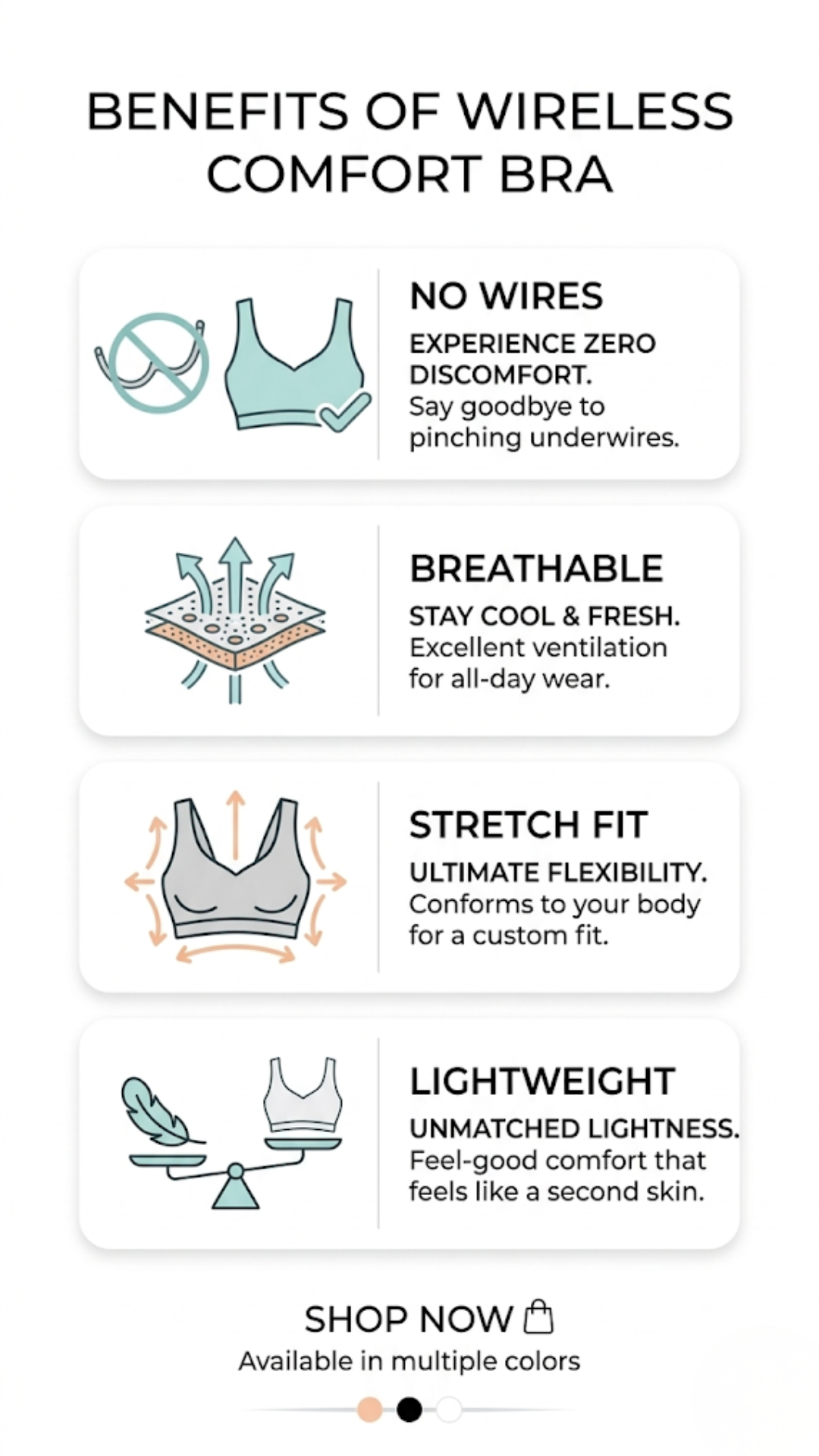UltraComfort Air Bra – Wireless Support for All-Day Ease